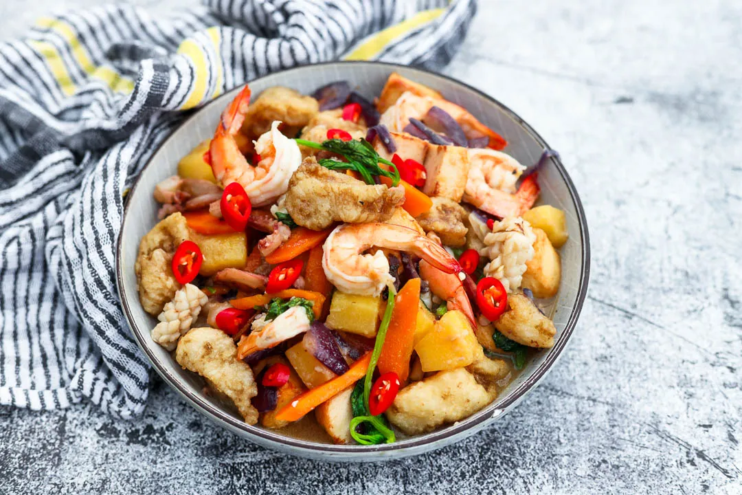 Vietnamese Seafood Stir-Fry