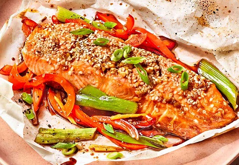 Salmon en Papillote