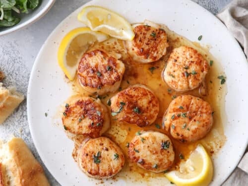 Scallops with Lemon Butter